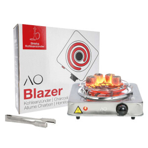 AO Blazer Premium Kohleanzünder Edelstahl 1000W